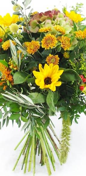 Zoom milieu image : Bouquet longue tige automnal "Bucarest"| L'Agitateur Floral