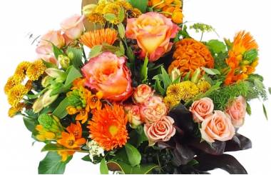 Zoom image principale : Bouquet de fleur automnal "Istanbul"| L'Agitateur Floral