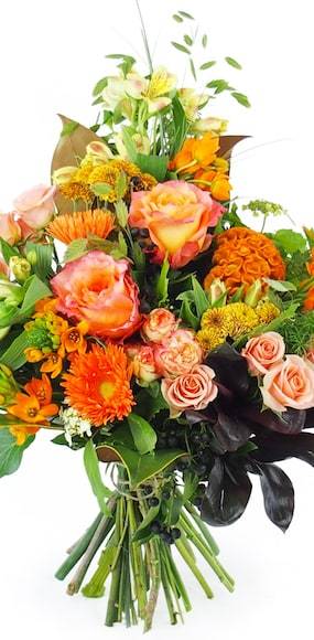 Zoom 3 milieu : Bouquet de fleur automnal "Istanbul"| L'Agitateur Floral