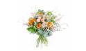 Image principale : Bouquet champêtre rose & orange "Dublin"| L'Agitateur Floral