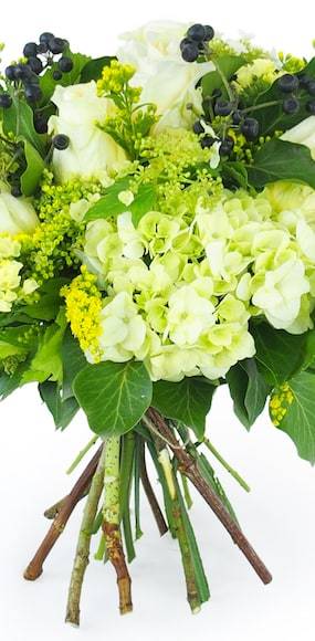 Zoom milieu : Bouquet rond champêtre "Sofia"| L'Agitateur Floral