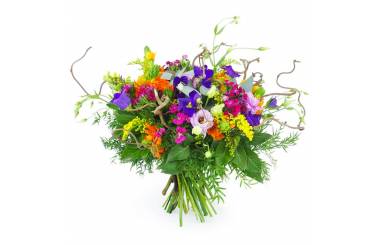 Image principale : Bouquet champêtre pétillant "Naples"| L'Agitateur Floral