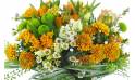 Zoom image principale : Bouquet de fleurs orangé "Turin"| L'Agitateur Floral