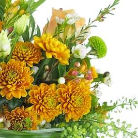 Zoom 2 : Bouquet de fleurs orangé "Turin"| L'Agitateur Floral