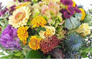 Zoom image principale : Bouquet champêtre automnale "Kracovie"| L'Agitateur Floral