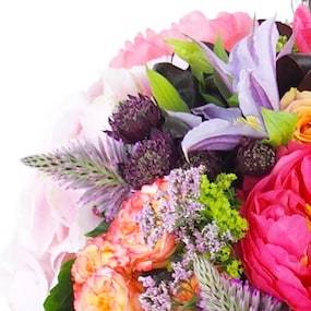 Zoom 1 : Grand bouquet camaïeu rose "Bologne"| L'Agitateur Floral