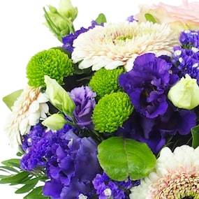 Zoom 1 : Bouquet de fleurs rose & violet "Nantes"| L'Agitateur Floral
