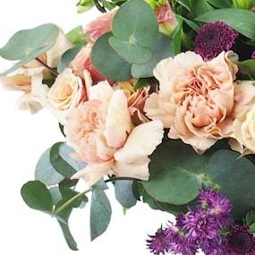 Zoom 1 : Bouquet rose & violet "Saint-Emilion"| L'Agitateur Floral