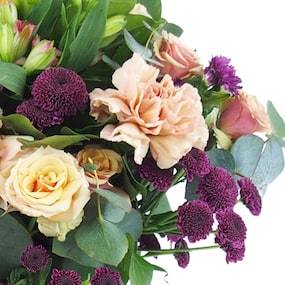 Zoom 2 : Bouquet rose & violet "Saint-Emilion"| L'Agitateur Floral