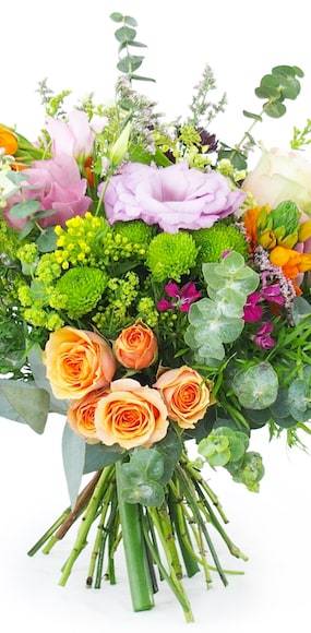 Zoom milieu : Bouquet champêtre & coloré "Messine"| L'Agitateur Floral