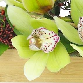 Zoom 1 image : Composition de fleur verte "Détroit"| L'Agitateur Floral