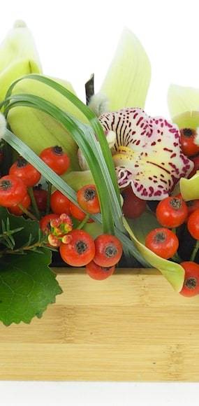 Zoom milieu : image Composition allongée verte "Santa Ana"| L'Agitateur Floral