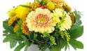 Zoom image Composition orange & jaune "Tokyo"| L'Agitateur Floral