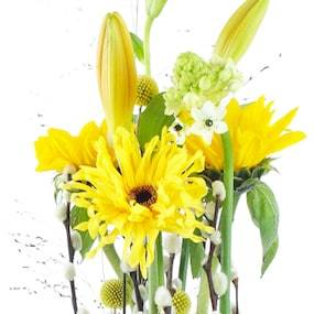 Zoom 1 image Composition roses colorées "Madison"| L'Agitateur Floral