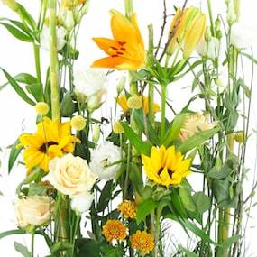 Zoom 1 image Composition florale orange "Amarillo"| L'Agitateur Floral