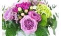 Zoom image Composition de fleur mauve "Seattle"| L'Agitateur Floral