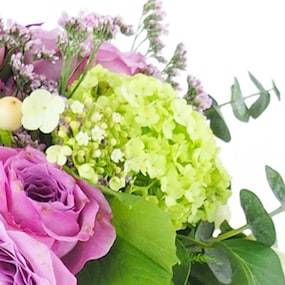 Zoom 4 image Composition de fleur mauve "Seattle"| L'Agitateur Floral