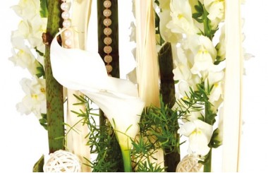 Image du centre de la composition florale