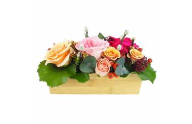 Image Composition allongée de rose "Sao Polo"| L'Agitateur Floral