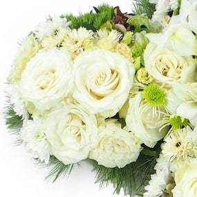 Zoom image 1 Croix de fleurs piquées "Procris" | L'Agitateur Floral