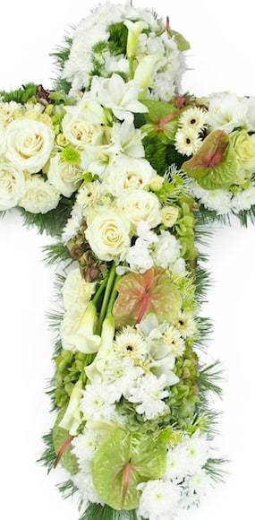 Zoom image 3 Croix de fleurs piquées "Procris" | L'Agitateur Floral