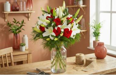 Mise en situation du bouquet Délicatesse | L'Agitateur Floral