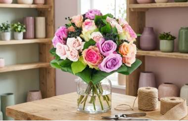 Mise en situation du bouquet Nice | L'Agitateur Floral