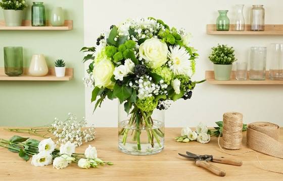 Bouquet Grenoble sur le comptoir du fleuriste | L'Agitateur Floral