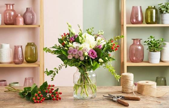 Bouquet Barbotine sur le comptoir du fleuriste | L'Agitateur Floral