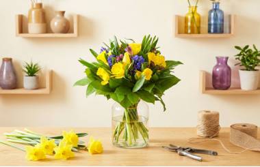 L'Agitateur Floral | mise en situation du Bouquet de fleurs de saison Mamina