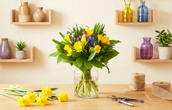 L'Agitateur Floral | mise en situation du Bouquet de fleurs de saison Mamina