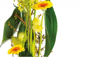 image du centre de la compositon florale Sunlight