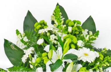 L'Agitateur Floral | zoom sur le haut de la gerbe de fleurs