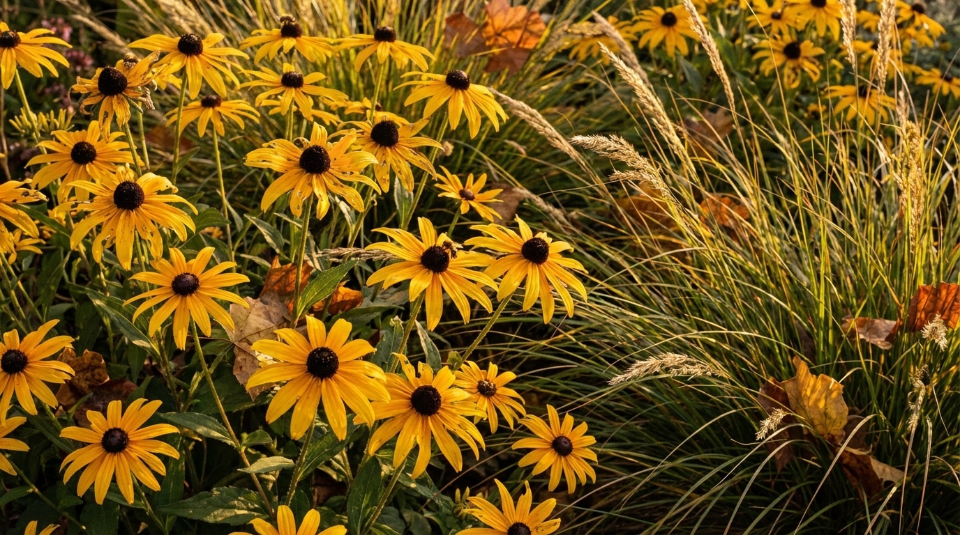 rudbeckia automne robuste marguerites yeux noirs