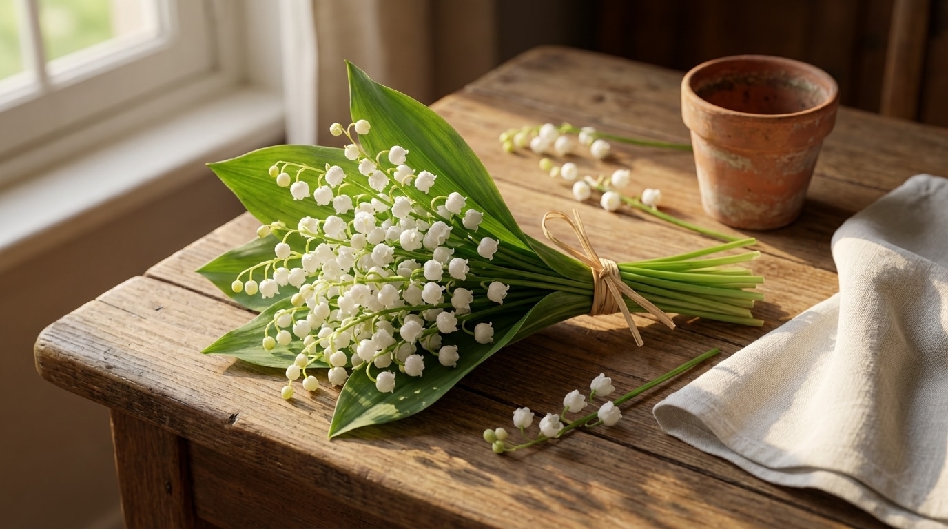Offrir brin muguet bouquet 1er mai tradition française