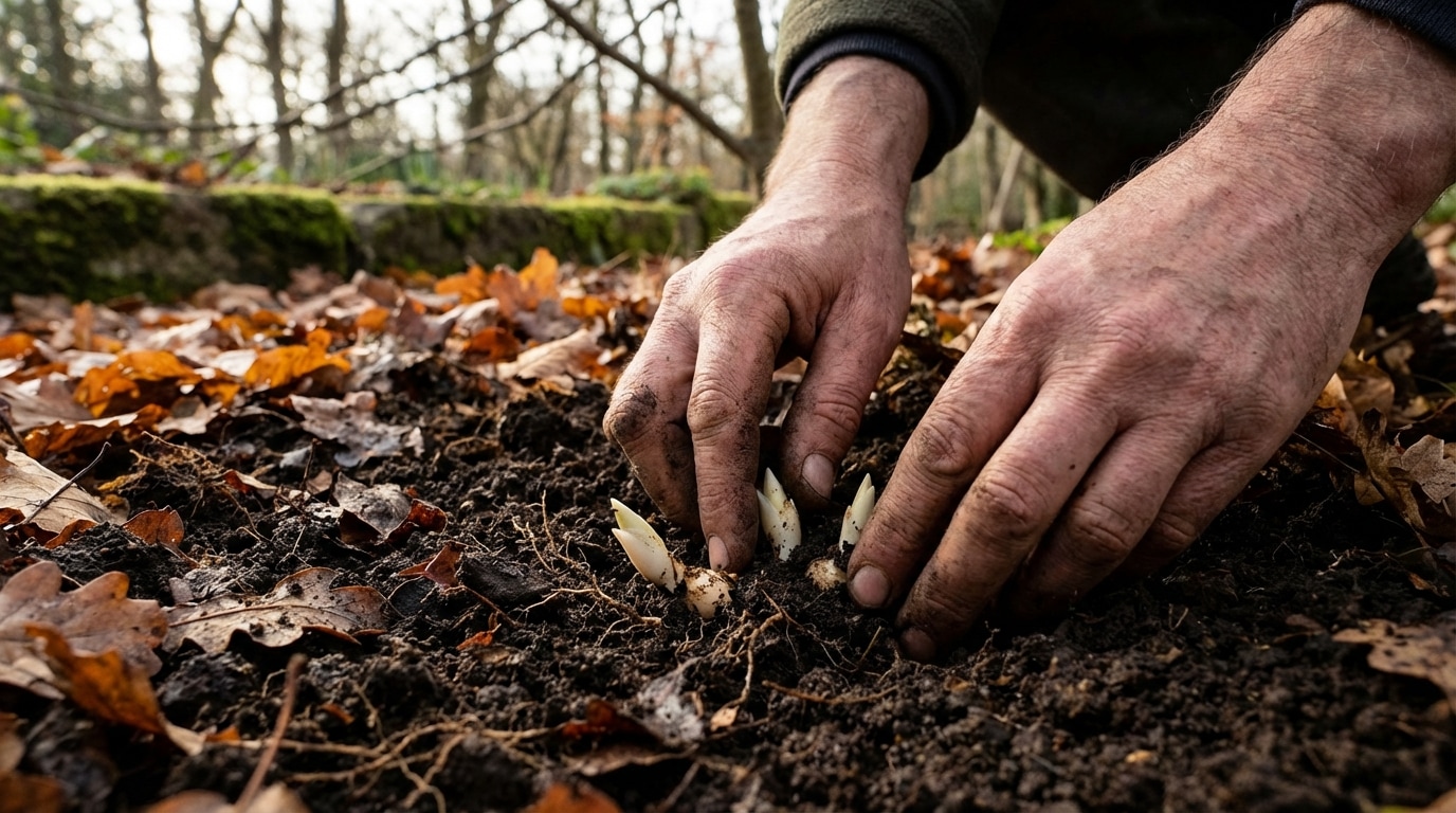 Planter griffes muguet automne pleine terre jardin ombragé