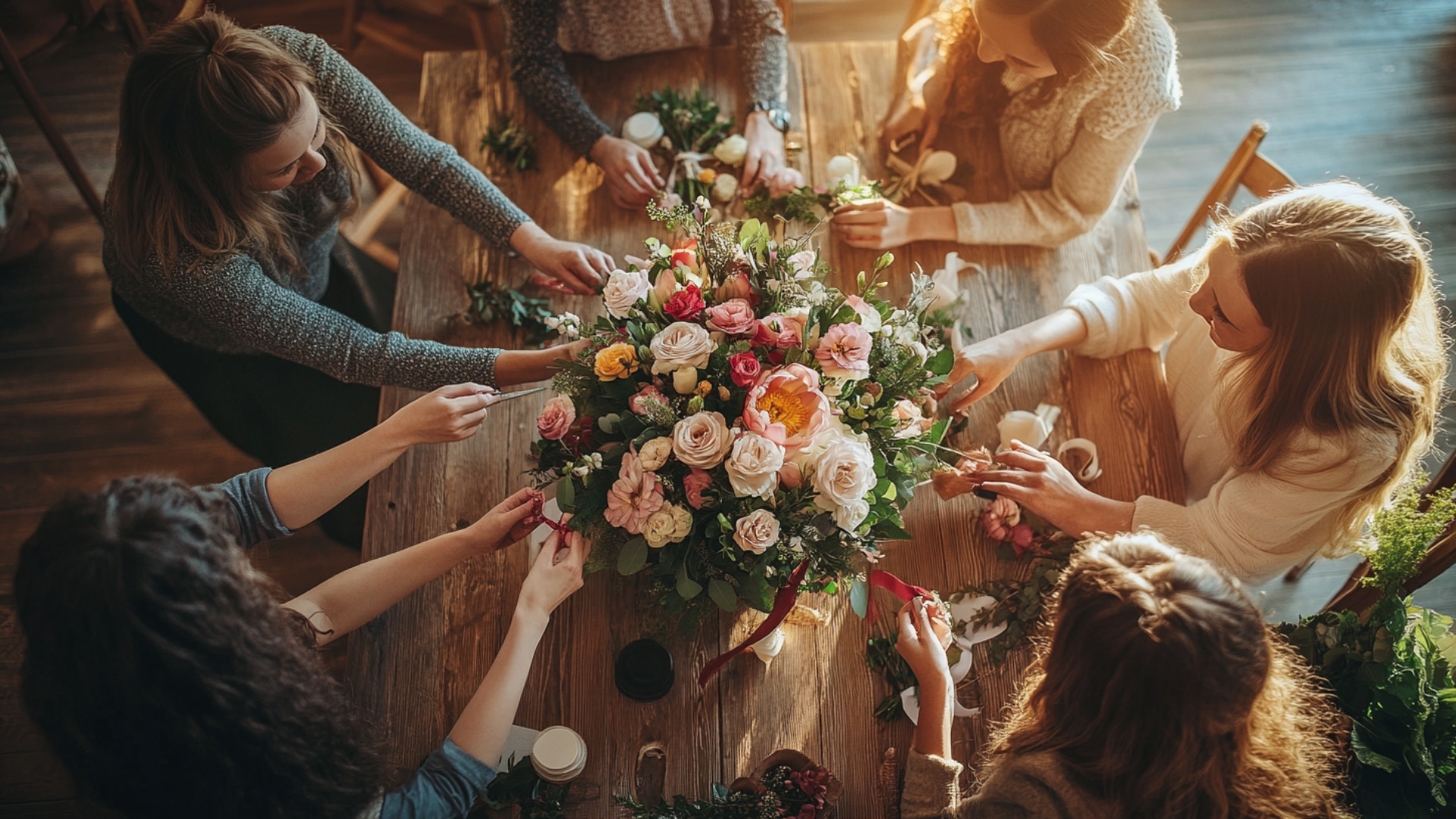 Atelier DIY pour créer un bouquet de mariage