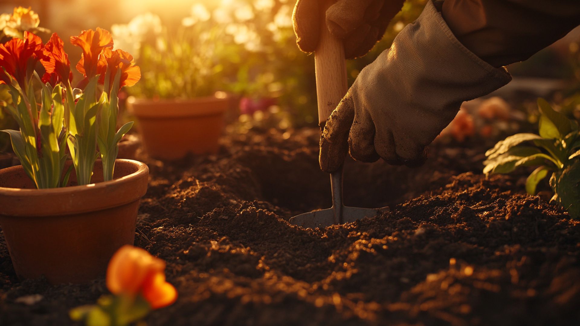 Plantation bulbes été juillet
