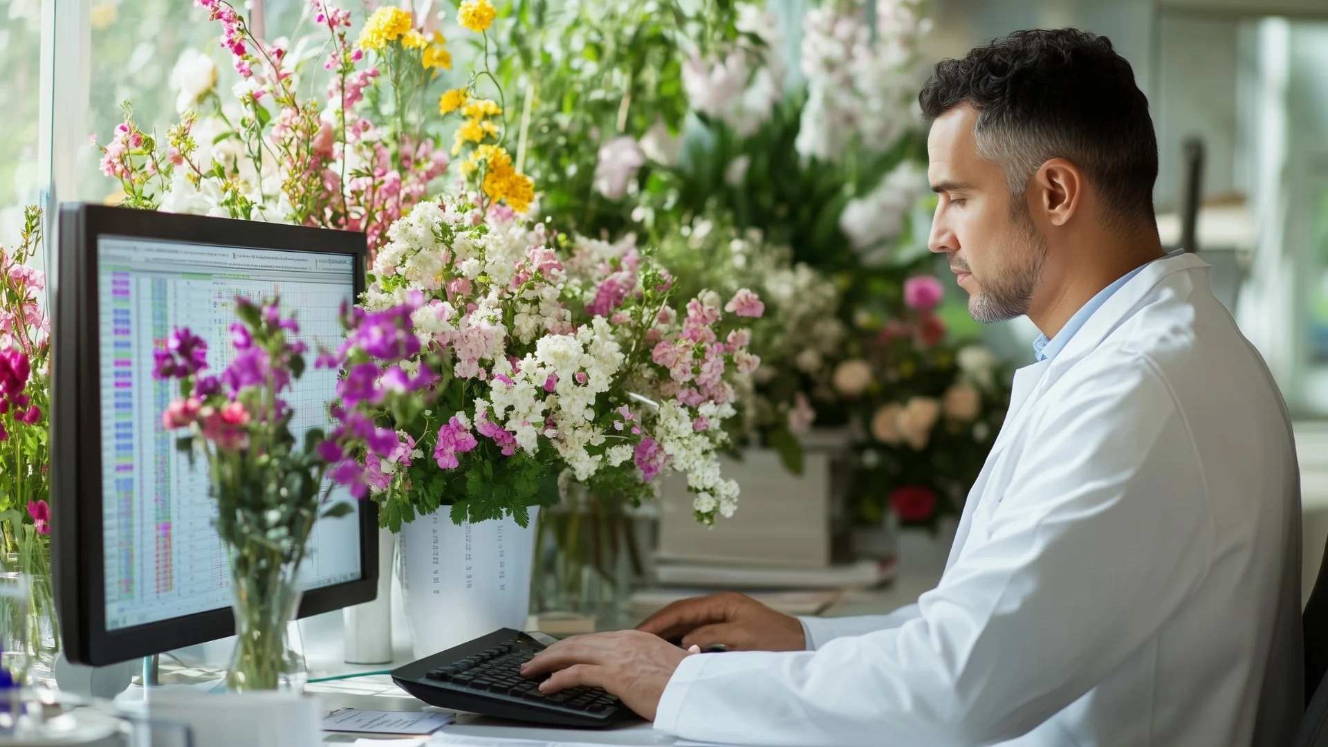 Étude scientifique prouvant les bienfaits des fleurs sur les hommes