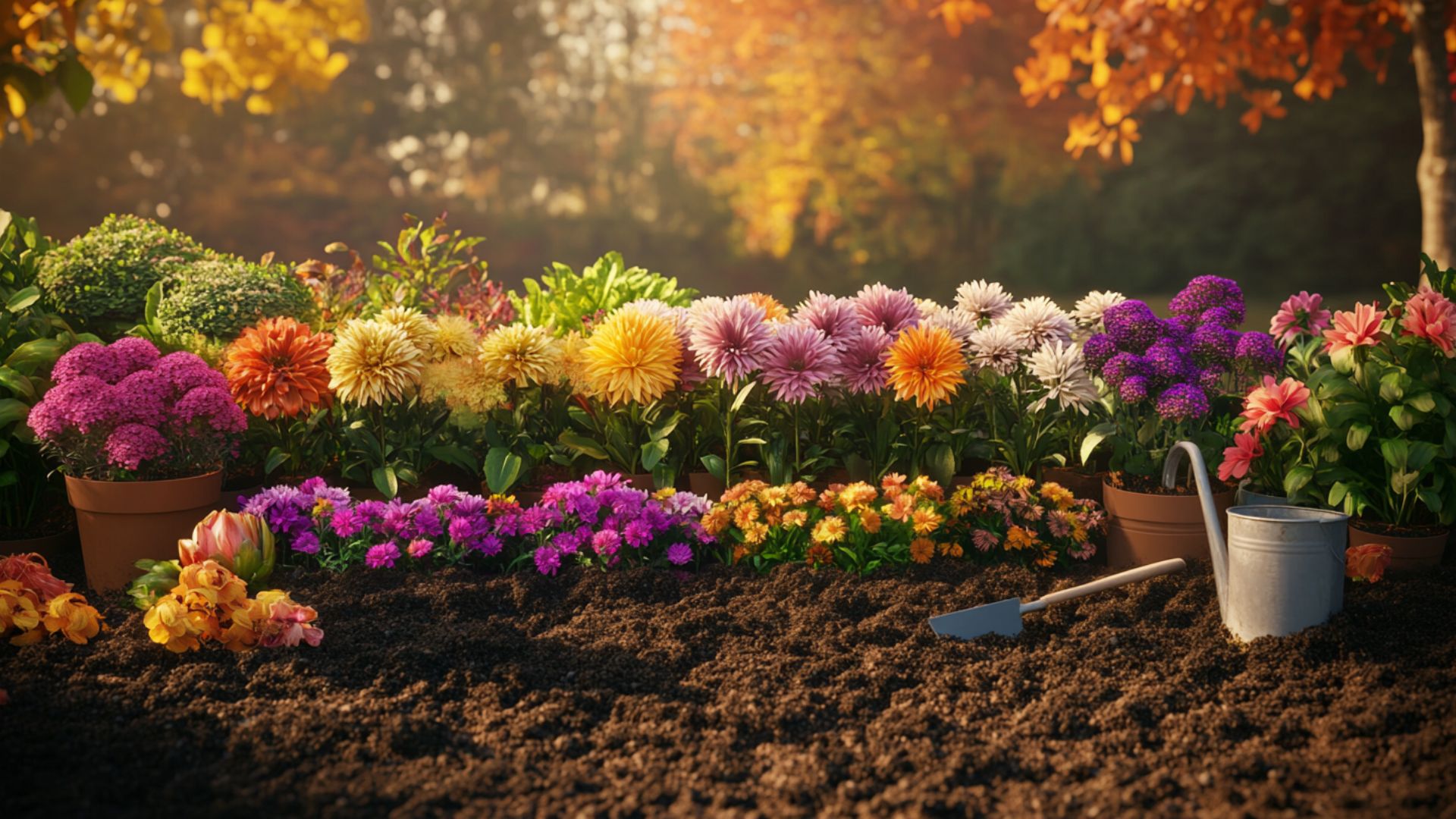 Plantation fleurs vivaces septembre
