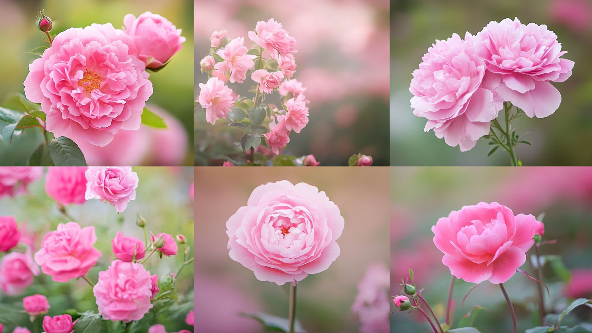 Calendrier de floraison des fleurs roses de mars à octobre